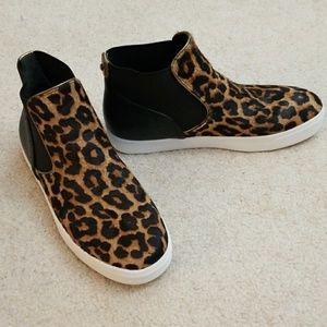 Sam Edelman Leopard Sz 7.5 Sneaker hi top